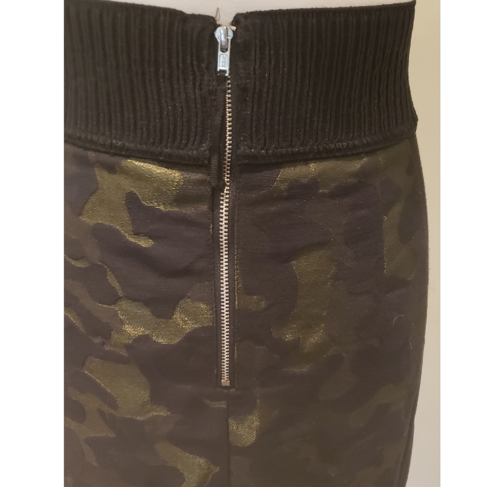 Anthropologie Maeve Jacquard Camouflage Skirt Size 4 - Picture 2 of 6
